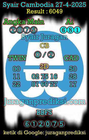 prediksi cambodia 27 april 2025, syair cambodia hari ini minggu 27-4-2025, prediksi syair kamboja 27 april 2025 4d jitu dan akurat