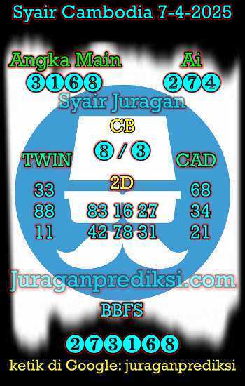 prediksi cambodia 7 april 2025, syair cambodia hari ini senin 7-4-2025, prediksi syair kamboja 7 april 2025 4d jitu dan akurat