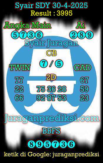 prediksi sdy 30 april 2025, syair sdy hari ini rabu 30-4-2025, prediksi syair sydney 30 april 2025, prediksi sdy jp jitu dan akurat