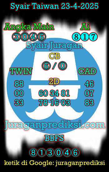 prediksi taiwan 23 april 2025, syair taiwan hari ini rabu 23-4-2024, angka keluar togel taiwan, toto jitu taiwan 23 april 2025 akurat